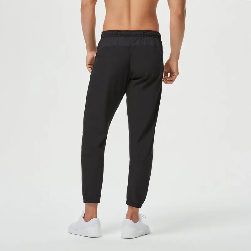 Pantalón Chándal Hombre Fitness Domyos FIT 500 Negro 4 Pantalón Chándal Hombre Fitness Domyos FIT 500 Negro - Imagen 2