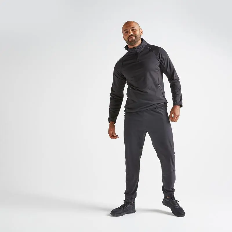 Pantalón Chándal Hombre Fitness Domyos FIT 500 Negro 5 Pantalón Chándal Hombre Fitness Domyos FIT 500 Negro - Imagen 3