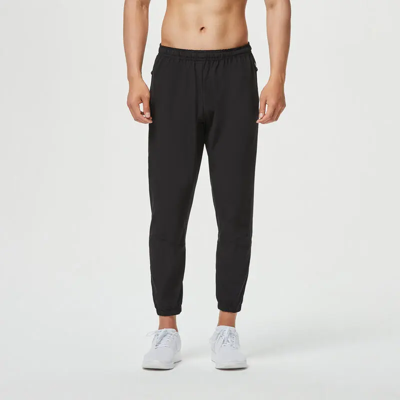 Pantalón Chándal Hombre Fitness Domyos FIT 500 Negro 3 Pantalón Chándal Hombre Fitness Domyos FIT 500 Negro