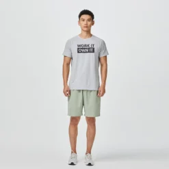 Pantalón Corto Chándal Short Hombre Domyos 500 Verde -Fitness cardio Ventas pantalon corto chandal short hombre domyos 500 verde 2