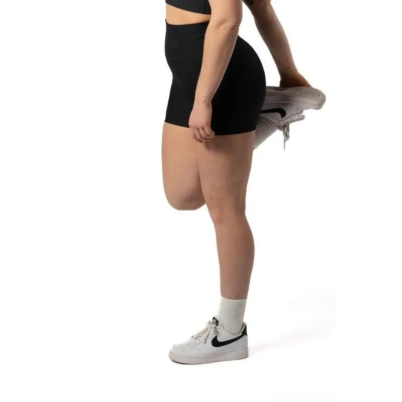 AESTHETIC WOLF Pantalón Corto De Canalé Sin Costuras V2 Scrunch Fitness Negro 5 AESTHETIC WOLF Pantalón Corto De Canalé Sin Costuras V2 Scrunch Fitness Negro - Imagen 3