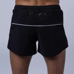 THE RUNNING REPUBLIC Pantalón Corto De Running De Poliéster Reciclado Para Hombre Negro TRR -Fitness cardio Ventas pantalon corto de running de poliester reciclado para hombre negro trr 1