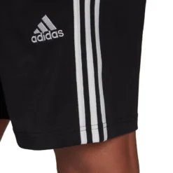 Pantalón Corto Short Adidas Hombre Fitness 3 Rayas Negro -Fitness cardio Ventas pantalon corto short adidas hombre fitness 3 rayas negro 3