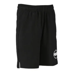 Pantalón Corto Short Puma Gimnasia Niño Y Niña Negro -Fitness cardio Ventas pantalon corto short puma gimnasia nio y nia negro 4
