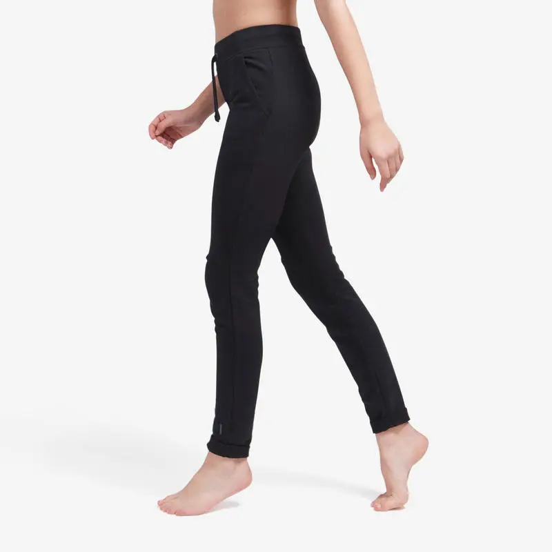 Pantalón Jogger De Fitness Domyos 500 De Mujer Gris Ajustado 8 Pantalón Jogger De Fitness Domyos 500 De Mujer Gris Ajustado - Imagen 6
