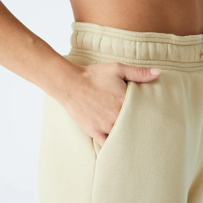 Domyos Pantalón Jogger Fitness 520 Mujer Beis Holgado 6 Domyos Pantalón Jogger Fitness 520 Mujer Beis Holgado - Imagen 4