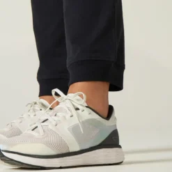 Pantalón Jogger Fitness Corte Recto Algodón Mujer Domyos 120 Negro 11 Pantalón Jogger Fitness Corte Recto Algodón Mujer Domyos 120 Negro -Fitness cardio Ventas pantalon jogger fitness corte recto algodon mujer domyos 120 negro 4