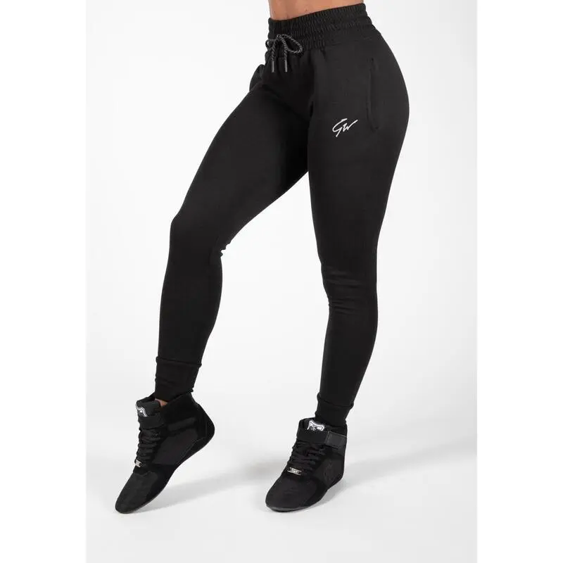 Pantalón Jogger Fitness Largo Mujer GORILLA WEAR Pixley Negro 3 Pantalón Jogger Fitness Largo Mujer GORILLA WEAR Pixley Negro