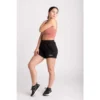 AESTHETIC WOLF Pantalones Cortos Ajustados - Terry Francés Negro -Fitness cardio Ventas pantalones cortos ajustados terry frances negro