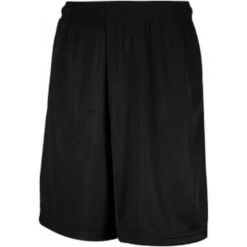 Russel Athletic Pantalones Cortos De Malla Con Bolsillos - (negro) - Pequeño