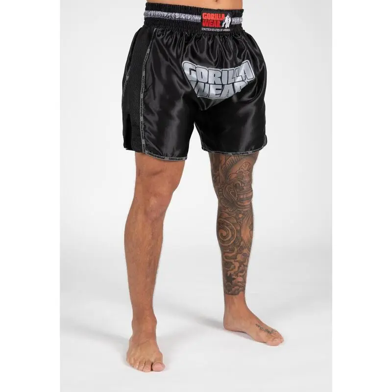 Gorilla Wear Pantalones Cortos De Muay Thai - Piru 6 Gorilla Wear Pantalones Cortos De Muay Thai - Piru - Imagen 4