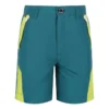 Regatta Pantalones Cortos Sorcer II Diseño Montaña Para Niños/Niñas Verde Pacífico, Kiwi -Fitness cardio Ventas pantalones cortos sorcer ii diseo montaa para niosnias verde pacifico kiwi