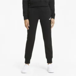 Pantalones Deportivos Essentials Mujer PUMA Negro -Fitness cardio Ventas pantalones deportivos essentials mujer puma negro 6