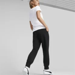 Pantalones Deportivos Essentials Mujer PUMA Negro -Fitness cardio Ventas pantalones deportivos essentials mujer puma negro 9