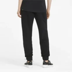 Pantalones Mujer PUMA Essentials+ Embroidery Negro -Fitness cardio Ventas pantalones mujer puma essentials embroidery negro 2