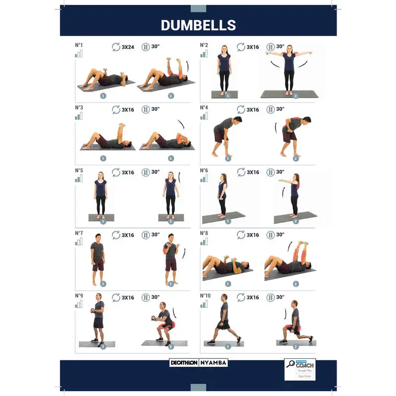 Domyos Pesas 2 X 1,5 Kg De Vinilo Fitness Gimnasia En Casa Pilates Nyamba Violeta 6 Domyos Pesas 2 X 1,5 Kg De Vinilo Fitness Gimnasia En Casa Pilates Nyamba Violeta - Imagen 4