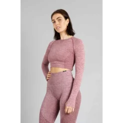 AESTHETIC WOLF Pulse Seamless Top Fitness - Mujer - Rojo