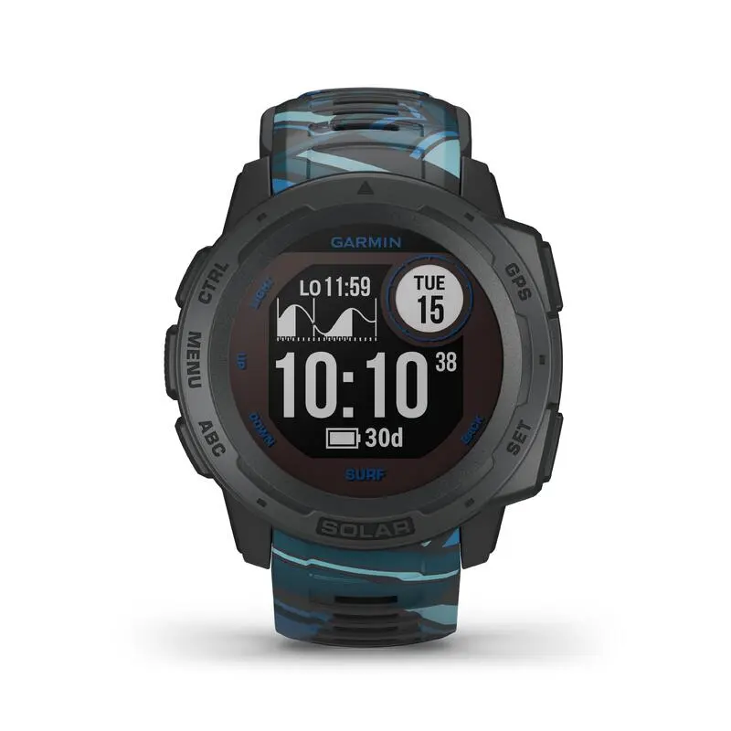 Reloj Inteligente Surf Kite Windsurf Instinct Solar Garmin Azul 3 Reloj Inteligente Surf Kite Windsurf Instinct Solar Garmin Azul