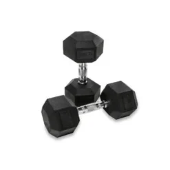 VIMAS SPORT Set 2 Ud. Mancuerna Hexagonal Goma 25 Kg -Fitness cardio Ventas set 2 ud mancuerna hexagonal goma 25 kg 2