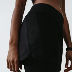 Kalenji Short Pantalón Corto Running Mujer Con Mallas Integradas Dry Negro -Fitness cardio Ventas short pantalon corto running mujer con mallas integradas dry negro 4