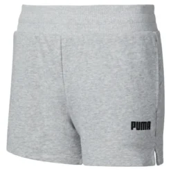 Shorts De Chándal Mujer PUMA Essentials Gris