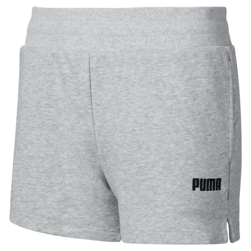 Shorts De Chándal Mujer PUMA Essentials Gris 3 Shorts De Chándal Mujer PUMA Essentials Gris