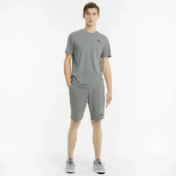 Shorts De Punto Essentials Hombre PUMA Gris 10 Shorts De Punto Essentials Hombre PUMA Gris -Fitness cardio Ventas shorts de punto essentials hombre puma gris 3