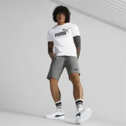 Shorts De Punto Essentials Hombre PUMA Gris 11 Shorts De Punto Essentials Hombre PUMA Gris -Fitness cardio Ventas shorts de punto essentials hombre puma gris 4