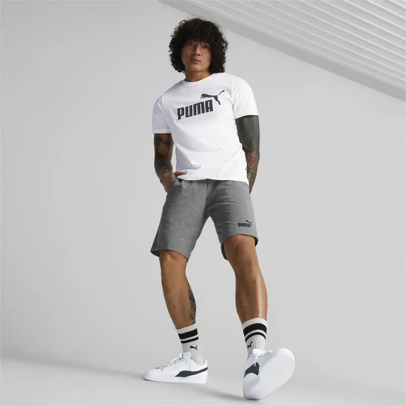 Shorts De Punto Essentials Hombre PUMA Gris 7 Shorts De Punto Essentials Hombre PUMA Gris - Imagen 5