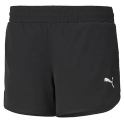 Shorts De Tejido Plano Active Mujer PUMA Negro