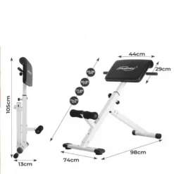 OZIO FITNESS Silla Romana Banco Abdominal Y Espalda Multifuncional Fitness Regulable Plegable 8 OZIO FITNESS Silla Romana Banco Abdominal Y Espalda Multifuncional Fitness Regulable Plegable -Fitness cardio Ventas silla romana banco abdominal y espalda multifuncional fitness regulable plegable 1