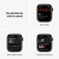 Smartwatch Apple Watch Series 7 GPS+Cellular 41mm Aluminio Verde Correa Verde -Fitness cardio Ventas smartwatch apple watch series 7 gpscellular 41mm aluminio verde correa verde 4