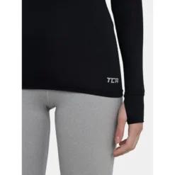 TCA Stamina Camiseta De Manga Larga Con Bolsillo Con Cremallera Para Mujer -Fitness cardio Ventas stamina camiseta de manga larga con bolsillo con cremallera para mujer 2