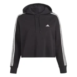 ADIDAS Sudadera Con Capucha Essentials French Terry Crop 3 Bandas (Tallas Grandes) 9 ADIDAS Sudadera Con Capucha Essentials French Terry Crop 3 Bandas (Tallas Grandes) -Fitness cardio Ventas sudadera con capucha essentials french terry crop 3 bandas tallas grandes 2