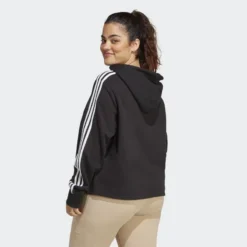 ADIDAS Sudadera Con Capucha Essentials French Terry Crop 3 Bandas (Tallas Grandes) 10 ADIDAS Sudadera Con Capucha Essentials French Terry Crop 3 Bandas (Tallas Grandes) -Fitness cardio Ventas sudadera con capucha essentials french terry crop 3 bandas tallas grandes 3
