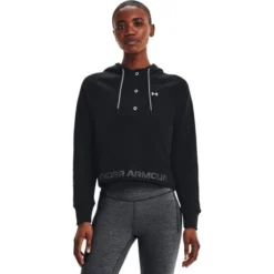 Under Armour Sudadera Con Capucha - Rival Fleece Mesh - Mujeres - (Negro) - Small