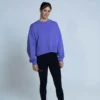 THE RUNNING REPUBLIC Sudadera De Cuello Redondo Grande De Algodón De Mujer TRR Morado 1 THE RUNNING REPUBLIC Sudadera De Cuello Redondo Grande De Algodón De Mujer TRR Morado -Fitness cardio Ventas sudadera de cuello redondo grande de algodon de mujer trr morado