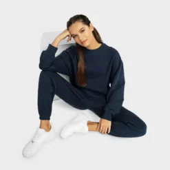 Siroko Sudadera De Cuello Redondo Mujer Bluemarine-W -Fitness cardio Ventas sudadera de cuello redondo mujer bluemarine w 3