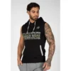 Sudadera Sin Mangas Con Capucha Poliéster Hombre GORILLA WEAR Melbourne Negro -Fitness cardio Ventas sudadera sin mangas con capucha poliester hombre gorilla wear melbourne negro