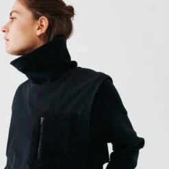 Kalenji Sudadera Térmica Running Cálida Mujer Warm+ Long Negro -Fitness cardio Ventas sudadera termica running calida mujer warm long negro 3