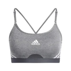 Sujetador Adidas Aeroreact Training Light-Support 3 Bandas -Fitness cardio Ventas sujetador adidas aeroreact training light support 3 bandas 3