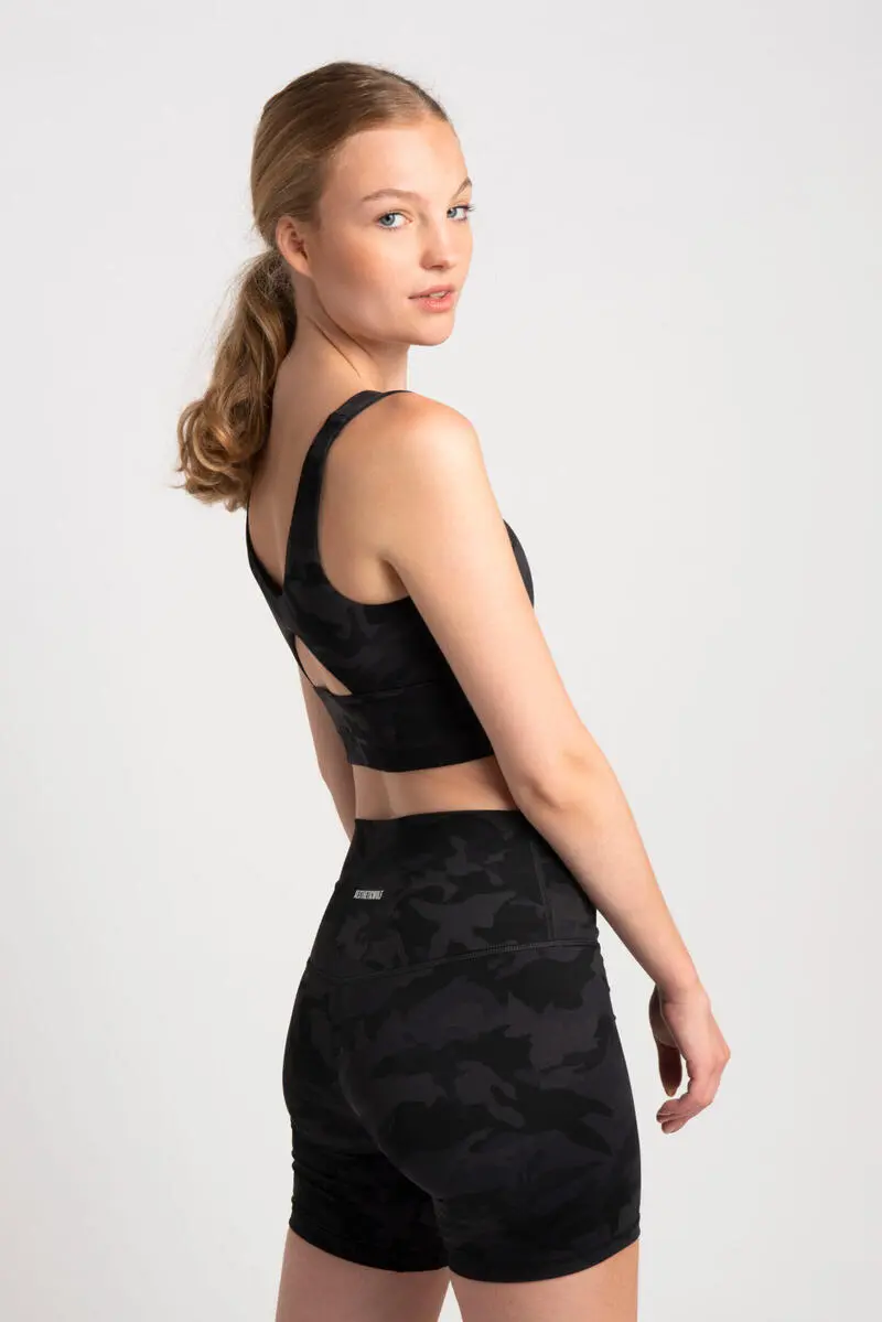 AESTHETIC WOLF Sujetador De Alta Sujeción - Fitness - Mujer - Camo 5 AESTHETIC WOLF Sujetador De Alta Sujeción - Fitness - Mujer - Camo - Imagen 3