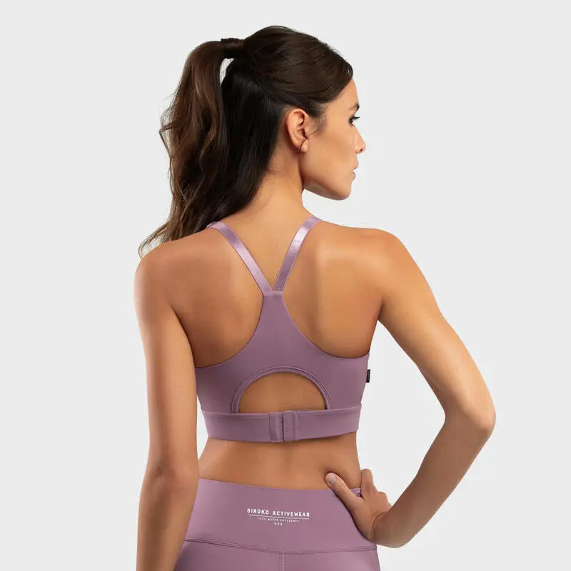 Siroko Sujetador Deportivo Alto Impacto Pacemaker Mauve 4 Siroko Sujetador Deportivo Alto Impacto Pacemaker Mauve - Imagen 2