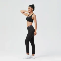 Sujetador Top Deportivo Fitness Sujeción Alta 900 Mujer Domyos Negro -Fitness cardio Ventas sujetador top deportivo fitness sujecion alta 900 mujer domyos negro 2