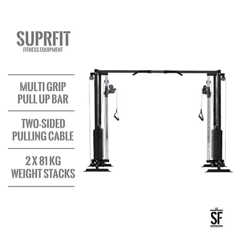 SUPRFIT Supfit Hallador Cable Pull Tower- Basement Edition - Negro 4 SUPRFIT Supfit Hallador Cable Pull Tower- Basement Edition - Negro - Imagen 2
