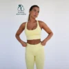 Top Deportivo Fitness Sostenible Poliéster Mujer Fitplanet Coral Amarillo 1 Top Deportivo Fitness Sostenible Poliéster Mujer Fitplanet Coral Amarillo -Fitness cardio Ventas top deportivo fitness sostenible poliester mujer fitplanet coral amarillo