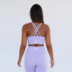 Top Deportivo Fitness Sostenible Poliéster Mujer Fitplanet Seahorse Lila -Fitness cardio Ventas top deportivo fitness sostenible poliester mujer fitplanet seahorse lila 3