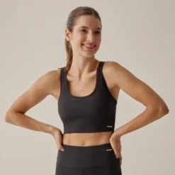 Top Deportivo Jari Sujecion Media De Mujer Black Limba -Fitness cardio Ventas top deportivo jari sujecion media de mujer black limba 5