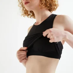 Top Gimnasio Sujección Moderada Mujer Domyos 540 Negro 11 Top Gimnasio Sujección Moderada Mujer Domyos 540 Negro -Fitness cardio Ventas top gimnasio sujeccion moderada mujer domyos 540 negro 3