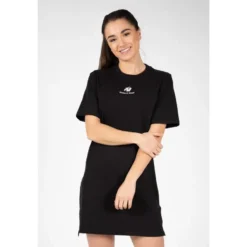 Vestido Manga Corta Mujer GORILLA WEAR Neenah Negro